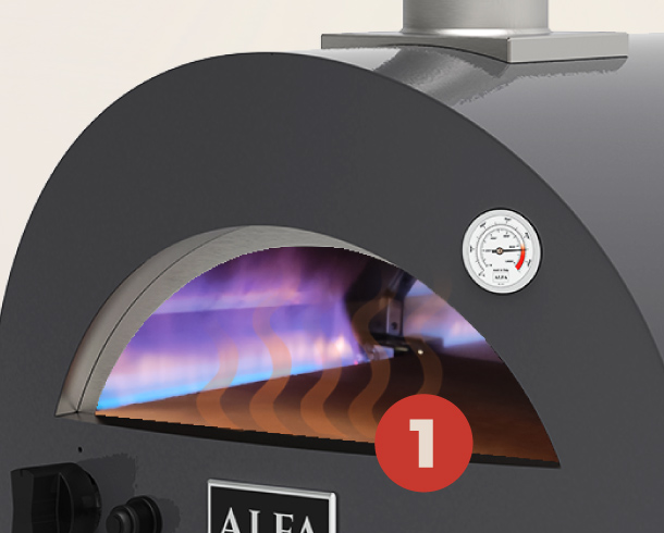 Forno Futuro 2 pizze - Forno per uso domestico | Alfaforni